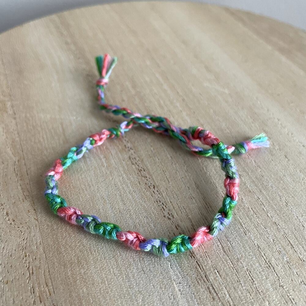 Lindsey Bracelet anklet trendy comfortable tie embroidery thread woven gift